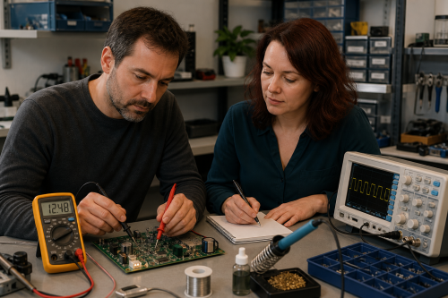 Een storing in elektronica vinden